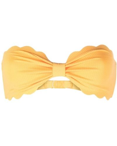Marysia Swim Antibes Bow-motif Bikini Top - Yellow