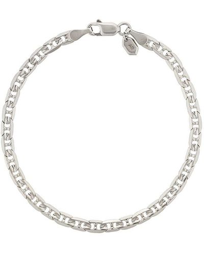 Maria Black Carlo Mariner Chain Bracelet - White