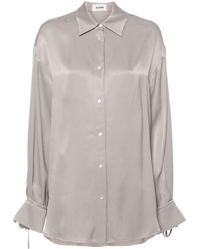 Aeron Fallow Long-sleeve Shirt - Gray