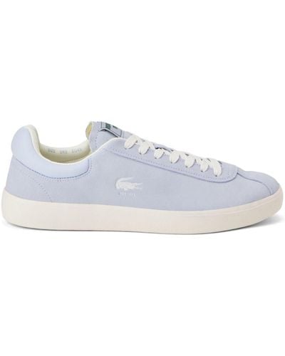 Lacoste Baseshot Suede Trainers - White