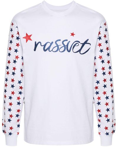 Rassvet (PACCBET) Camiseta con logo estampado - Blanco