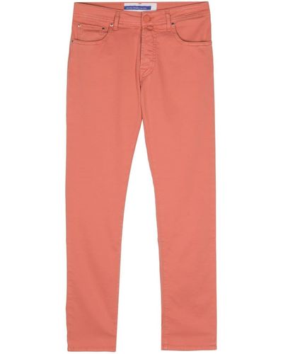 Jacob Cohen Jeans con fazzoletto da taschino - Rosso