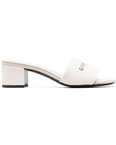 Givenchy Mules con stampa 55mm - Neutro