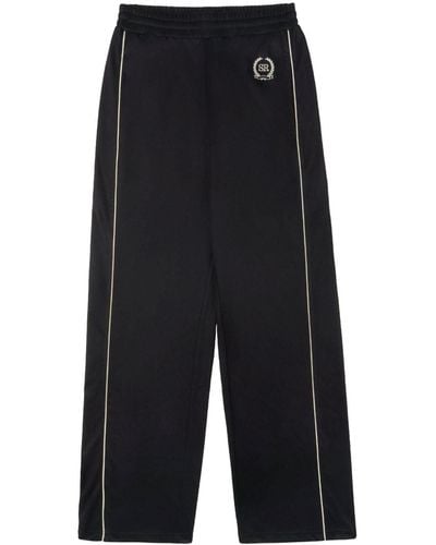 Sporty & Rich Golf Logo-embroidered Track Pants - Blue