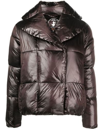 Save The Duck Ishya Double-breasted Puffer Jacket - Black