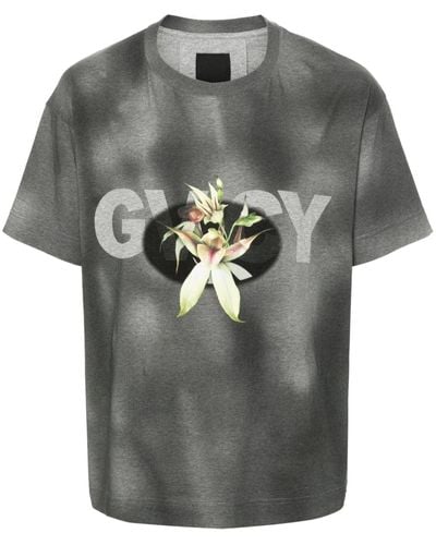 Givenchy T-shirt Met Logoprint - Grijs