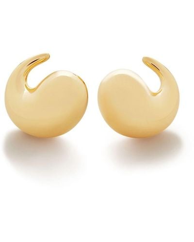 Monica Vinader Nura Gold Vermeil Wrap Earrings - Metallic