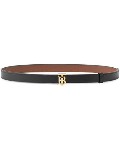 Burberry Reversible Logo-buckle Leather Belt - Brown