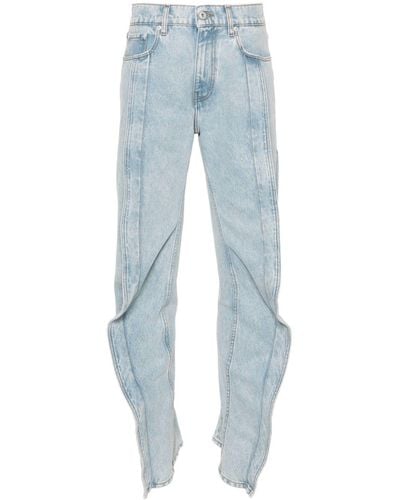 Y. Project Evergreen Banana Tapered-Jeans - Blau