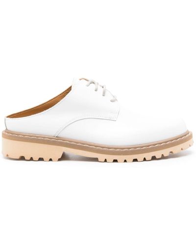 Sofie D'Hoore Faylvato Leather Slippers - White