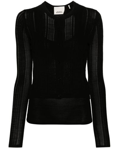 Isabel Marant Denize Button-up Cardigan Set - Black