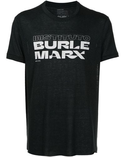 Osklen Camiseta con motivo de texto - Negro