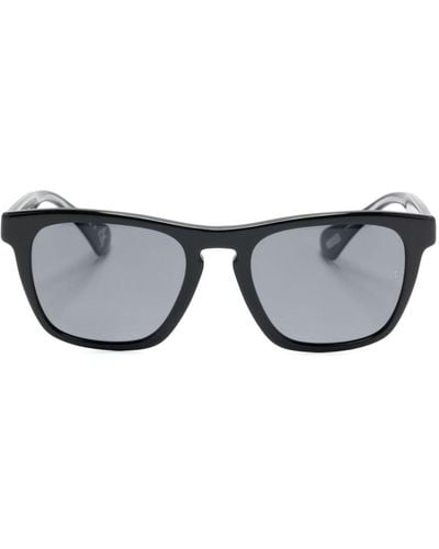 Oliver Peoples R-3 Square-frame Sunglasses - Grey