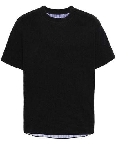 Bottega Veneta Short-sleeve cotton T-shirt - Noir