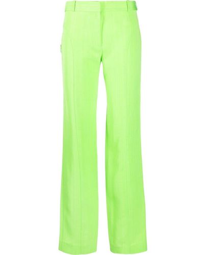 Jacquemus Green Meloia Straight-leg Trousers