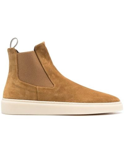 Officine Creative Suede Chelsea Boots - Brown