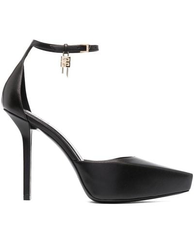 Givenchy G Lock Leather Court Shoes - Black
