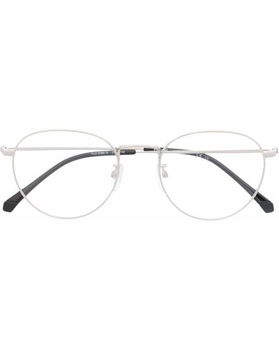 Polaroid Brille mit rundem Gestell - Mettallic