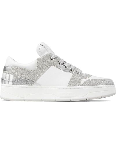 Jimmy Choo Zapatillas Florent con cordones - Blanco