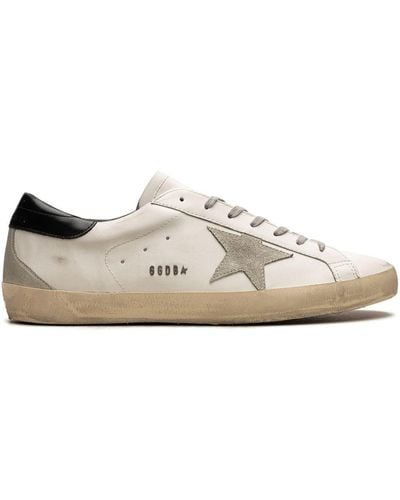 Golden Goose Super-Star Classic White/Black Sneakers - Weiß