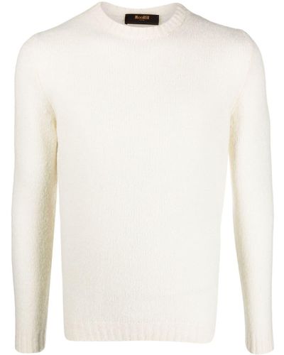Moorer Orvieto-exp Wool-blend Sweater - White