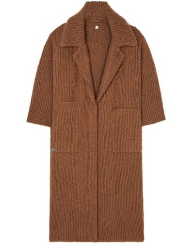 Alanui A Finest Oversized Cardi-coat - Brown