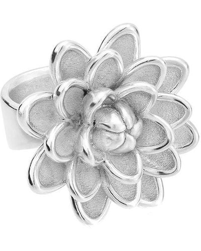 TANE MEXICO 1942 Dalia Silver Ring - White