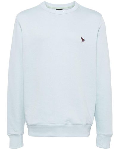 PS by Paul Smith Logo-embroidered Sweatshirt - Blue