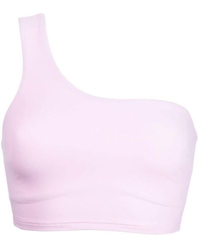 Bondi Born Ollie One-shoulder Bikini Top - Pink