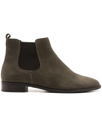 Sarah Chofakian Ankle Leather Boots - Brown