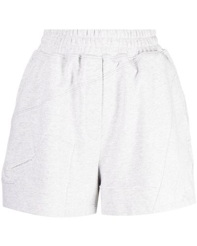 3.1 Phillip Lim Panelled Cotton Track Shorts - White