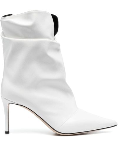 Giuseppe Zanotti Yunah 90mm Slouchy Boots - White
