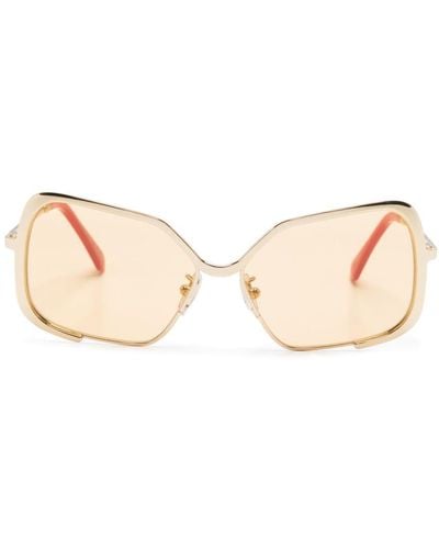 Marni Unila Square-frame Sunglasses - Natural