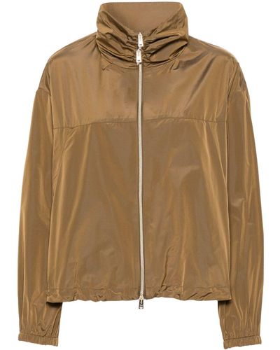 Herno Lightweight Zipped Jacket - Brown