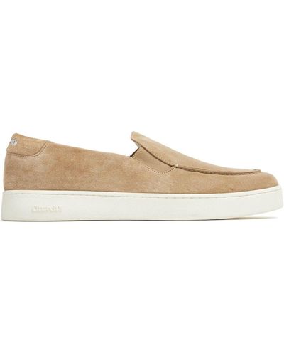 Church's Logo-print Suede Loafers - Natural