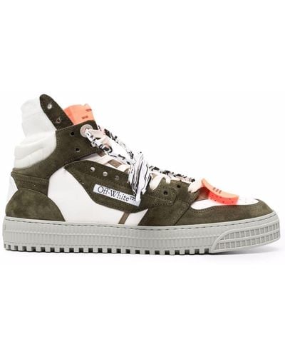 Off-White c/o Virgil Abloh Court 3.0 High-top Sneakers - Groen
