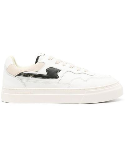 Stepney Workers Club Pearl S-strike Low Top Trainers - White