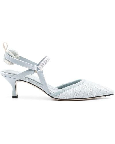 Fendi Colibrì Lite 55mm Court Shoes - White