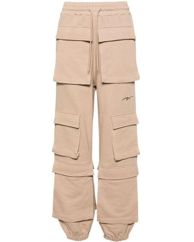 MSGM Pantalones de chándal con múltiples bolsillos - Neutro