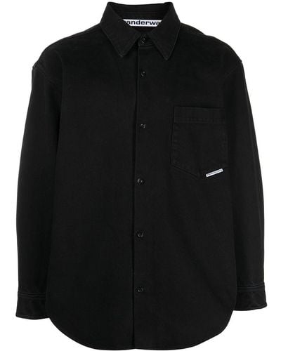 Alexander Wang Denim Shirt Jacket - Black