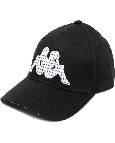 Kappa Baseballkappe mit Logo-Stickerei - Schwarz