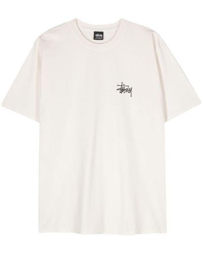 Stussy Camiseta Basic Stussy - Blanco