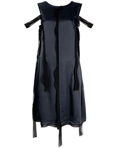 Maison Margiela Asymmetric Distressed-effect Dress - Black