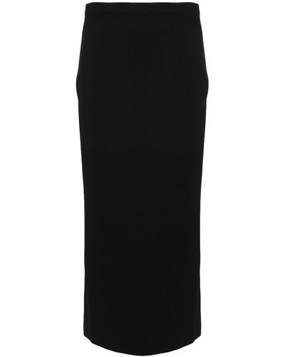 Tibi Compact Ultra Midi Skirt - Black