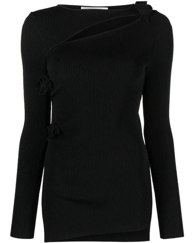 Coperni Cut-out Sweater - Black