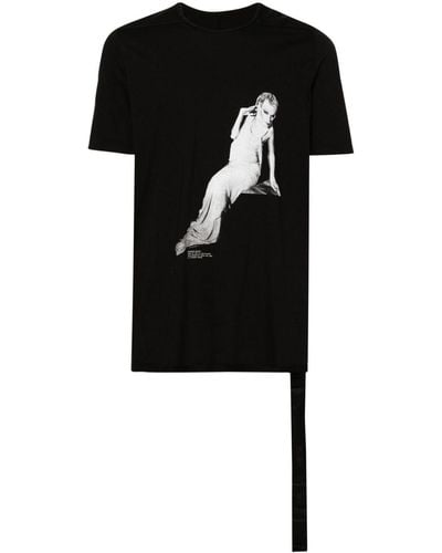 Rick Owens Level T Photograph-print T-shirt - Black