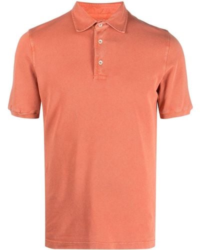 Fedeli Poloshirt aus Jersey - Orange