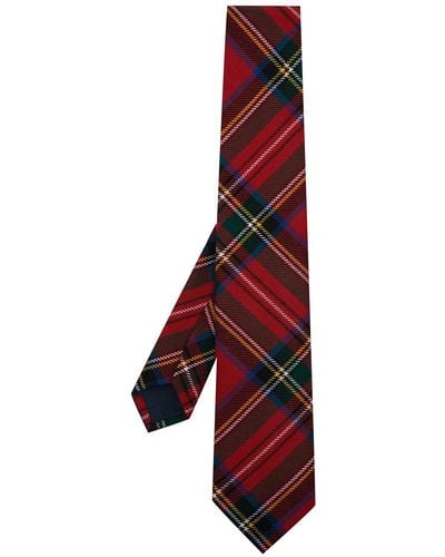 Polo Ralph Lauren Tartan Check Tie - Red