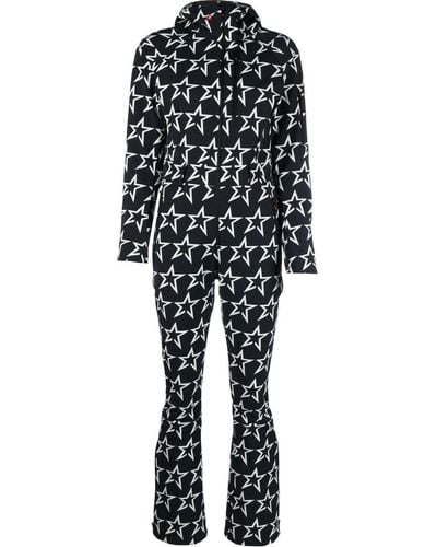 Perfect Moment Overall mit Sterne-Print - Schwarz