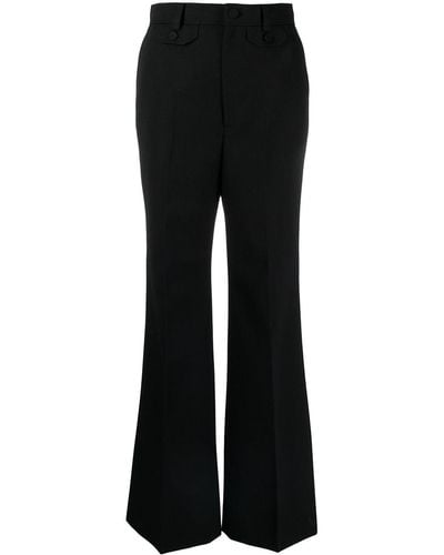 Gucci Flared Tailored Trousers - Black